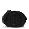 Sakai Be Green Calfskin Diagonal Stitched Mini Blondie Shoulder Bag Craclet Brown