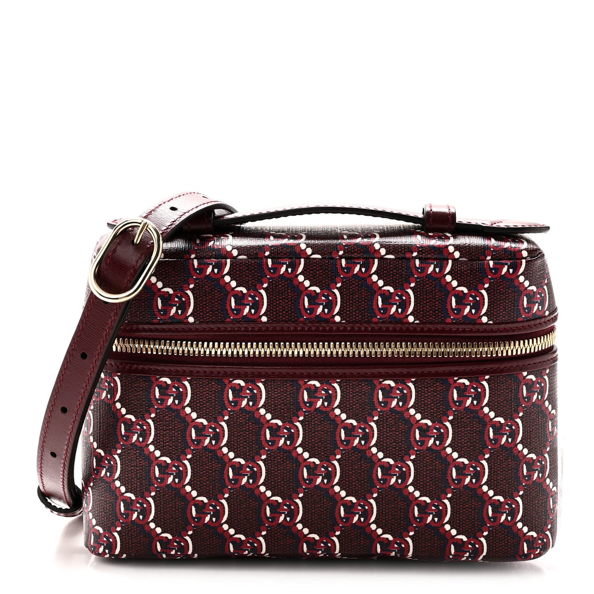 GG Shadow Supreme Canvas Mini Crossbody Bag Rosso Ancora Red