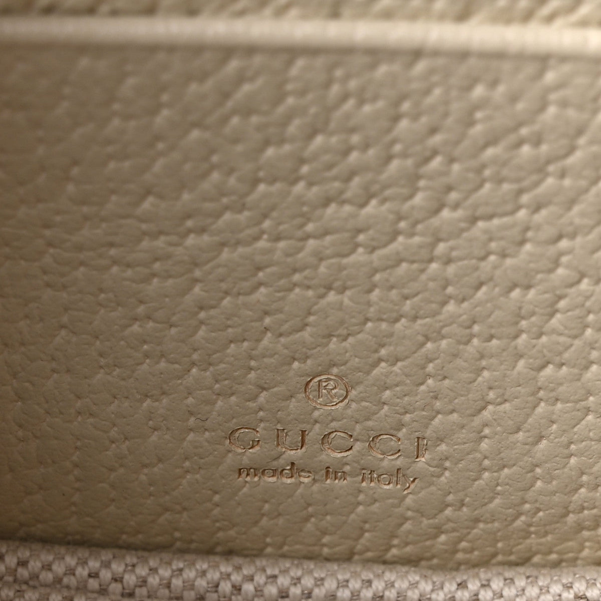Monogram Jumbo GG Textured Dollar Calfskin Web Small Bamboo 1947 Top Handle Bag Off White
