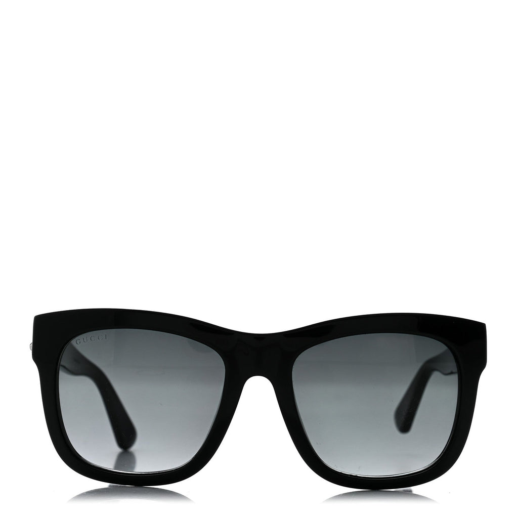 Acetate Square Frame Sunglasses GG0032S Black