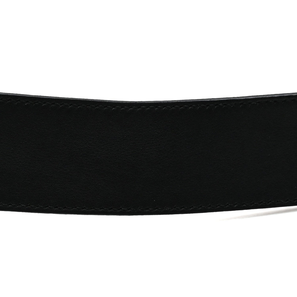 Textured Dollar Calfskin Nickel Double G 40mm Belt 75 30 Black