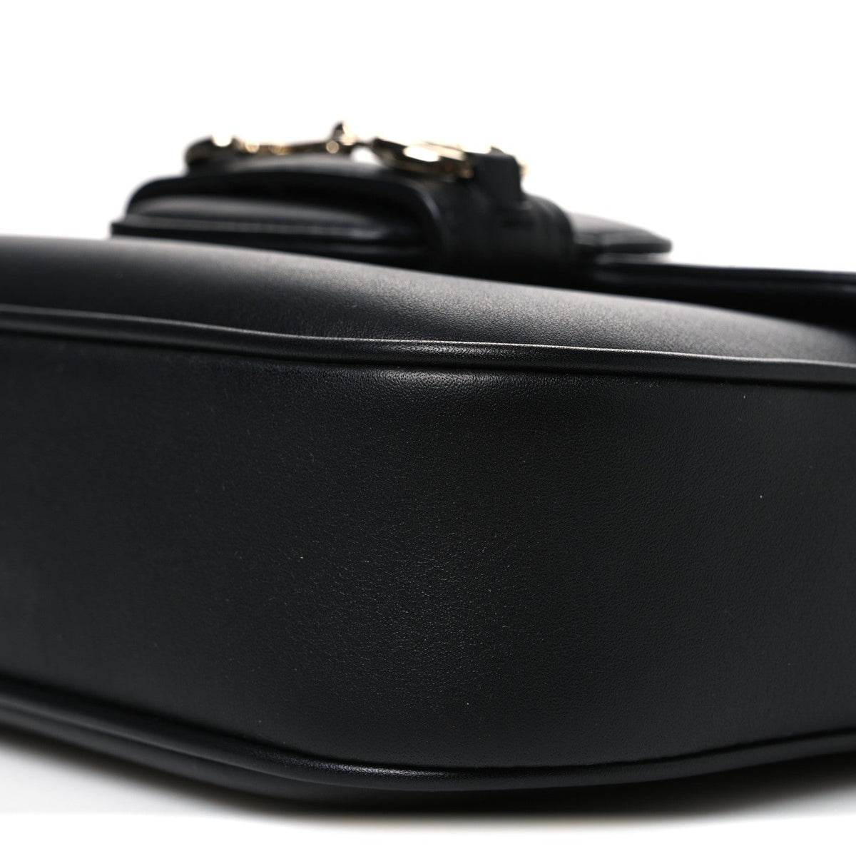 Arabella Calfskin Horsebit 1955 Shoulder Bag  Black
