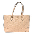 Calfskin GG Matelasse Medium Ophidia Shopping Tote Beige