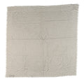 Wool Silk Jacquard GG Monogram Square Shawl Grey