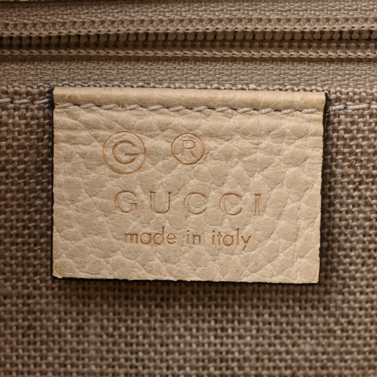 Dollar Calfskin Interlocking G Shoulder Bag Ivoire