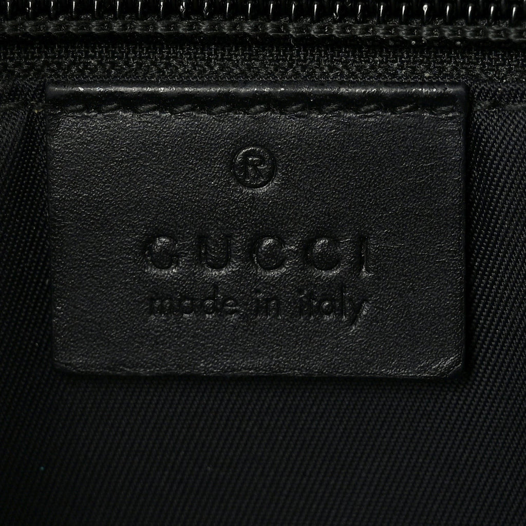 GG Supreme Monogram Web Messenger Bag Black