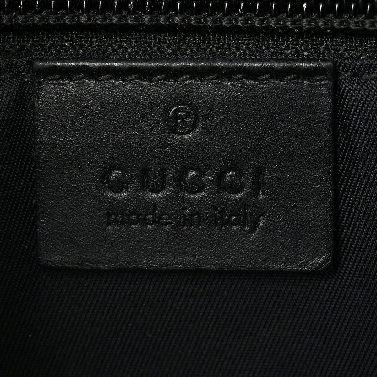 GG Supreme Monogram Web Messenger Bag Black
