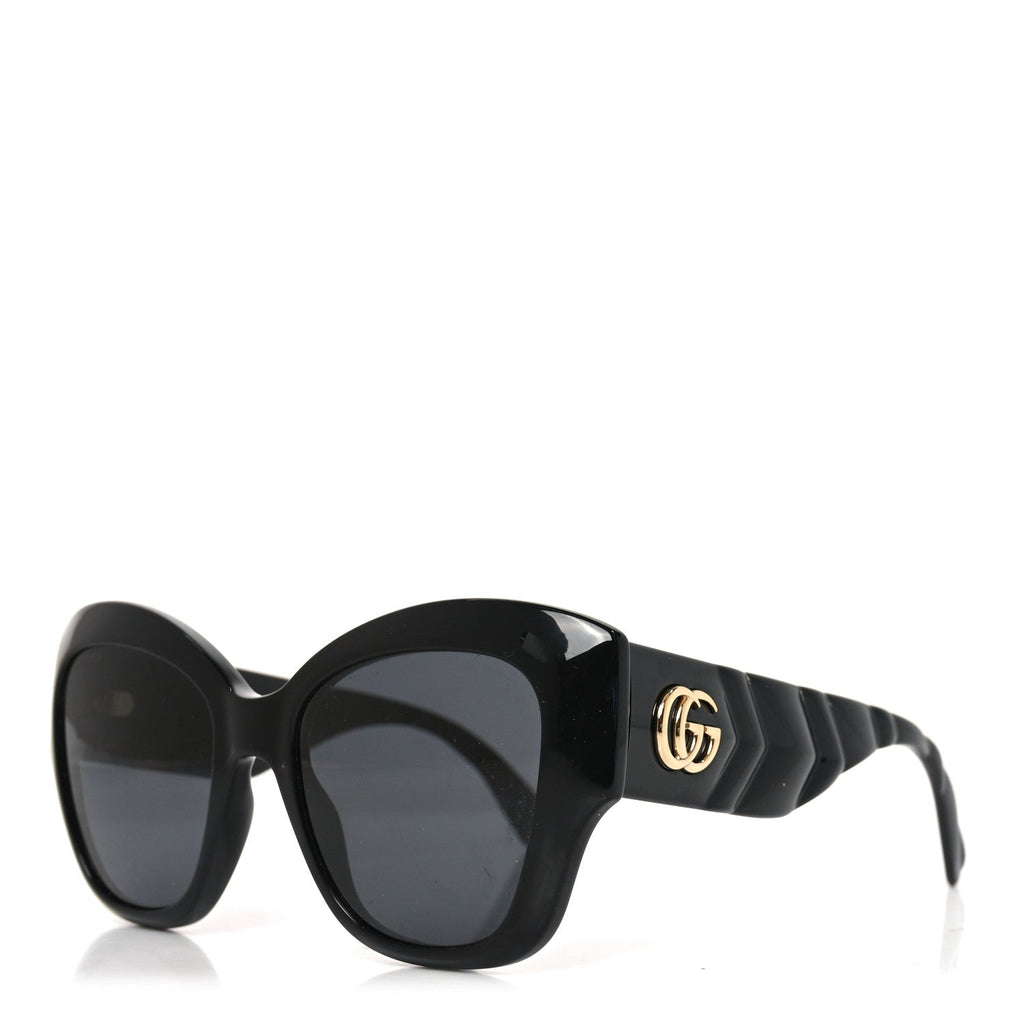Acetate GG Butterfly Sunglasses GG0808S Black