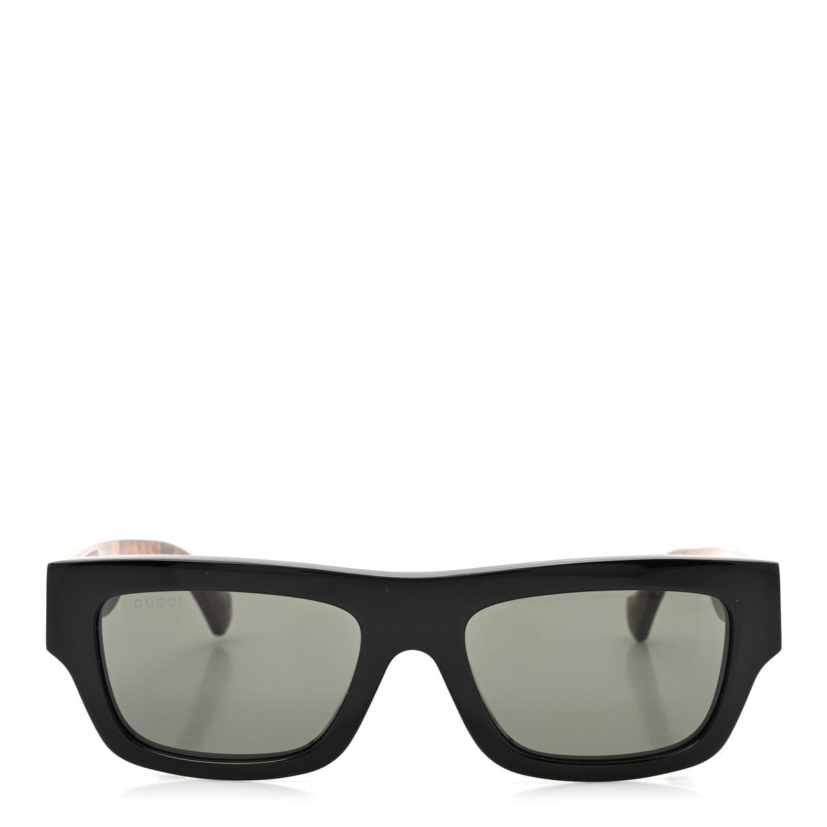 Acetate Rectangle Frame Web Sunglasses GG1301S Brown
