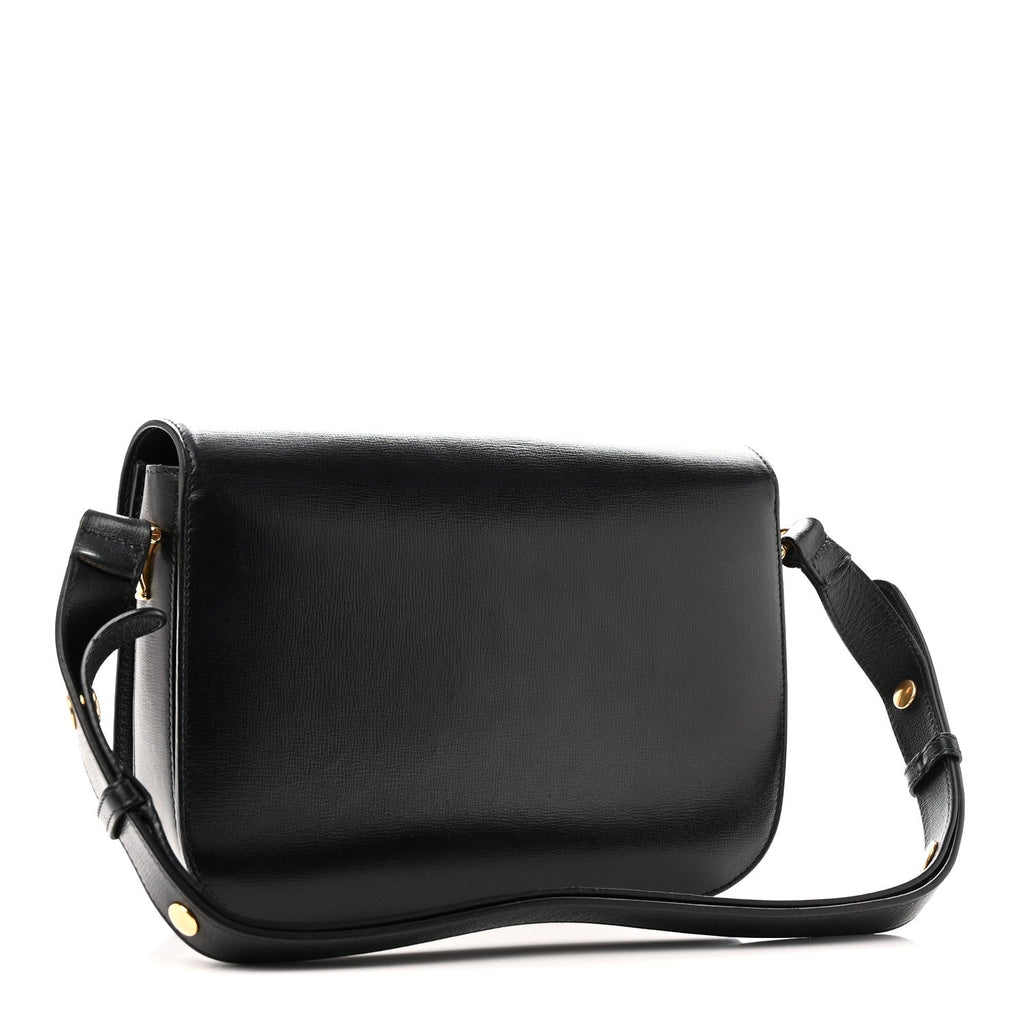 Azalea Calfskin Horsebit 1955 Shoulder Bag Black