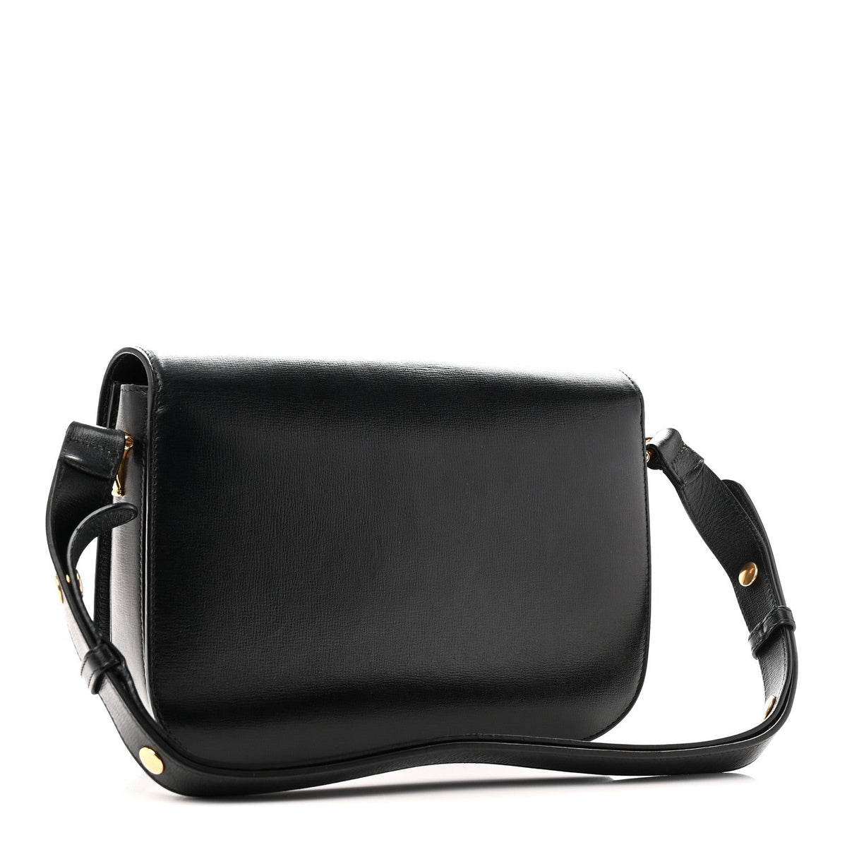 Azalea Calfskin Horsebit 1955 Shoulder Bag Black