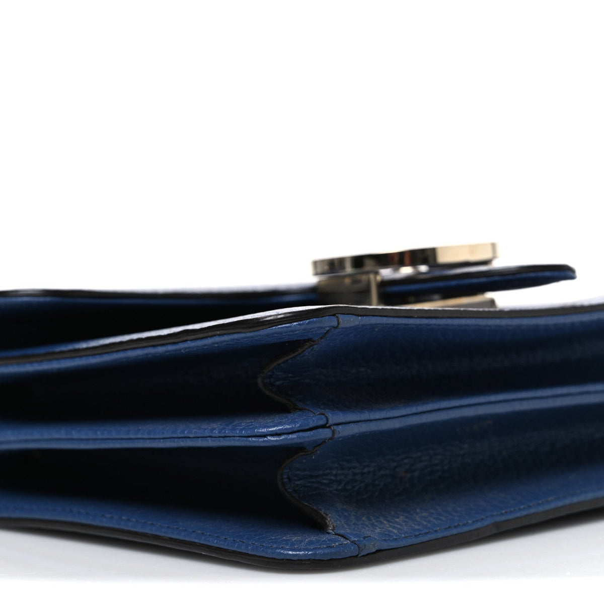 Dollar Calfskin Small Interlocking G Shoulder Bag Caspian