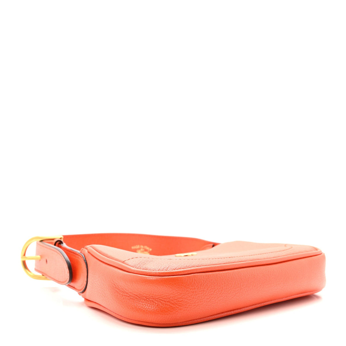 Goatskin Mini Aphrodite Shoulder Bag Orange