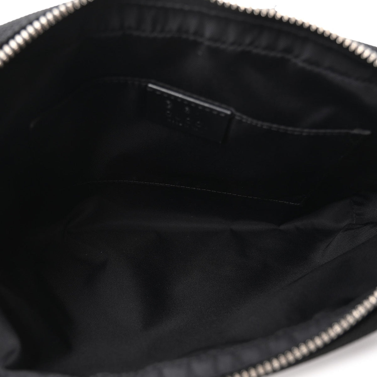 Canvas Web Slim Belt Bag Black