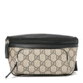 GG Supreme Monogram Belt Bag Black