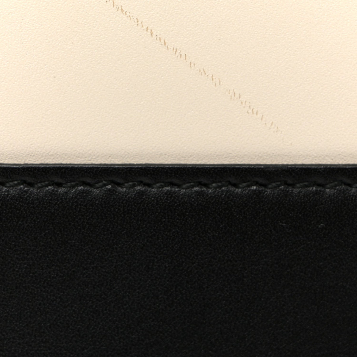 Calfskin Sylvie Web Small Queen Margaret Top Handle Bag Black White