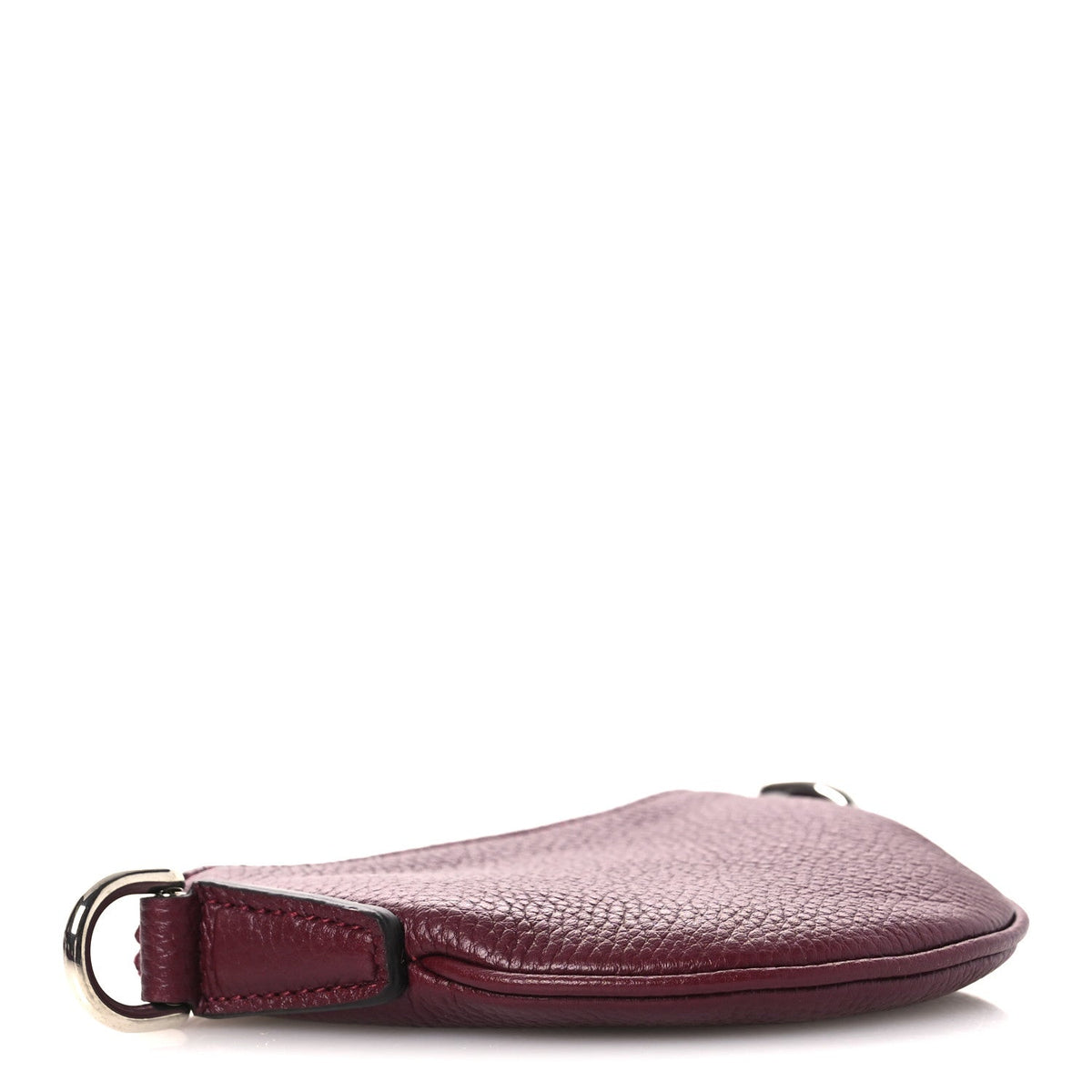 Pebbled Calfskin Mini B Shoulder Bag Red