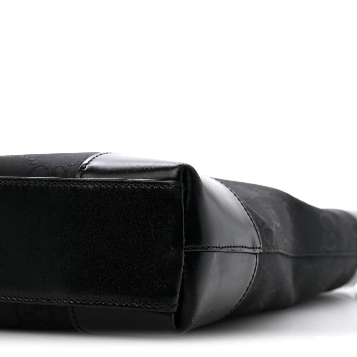 Nylon Monogram Tote Bag Black