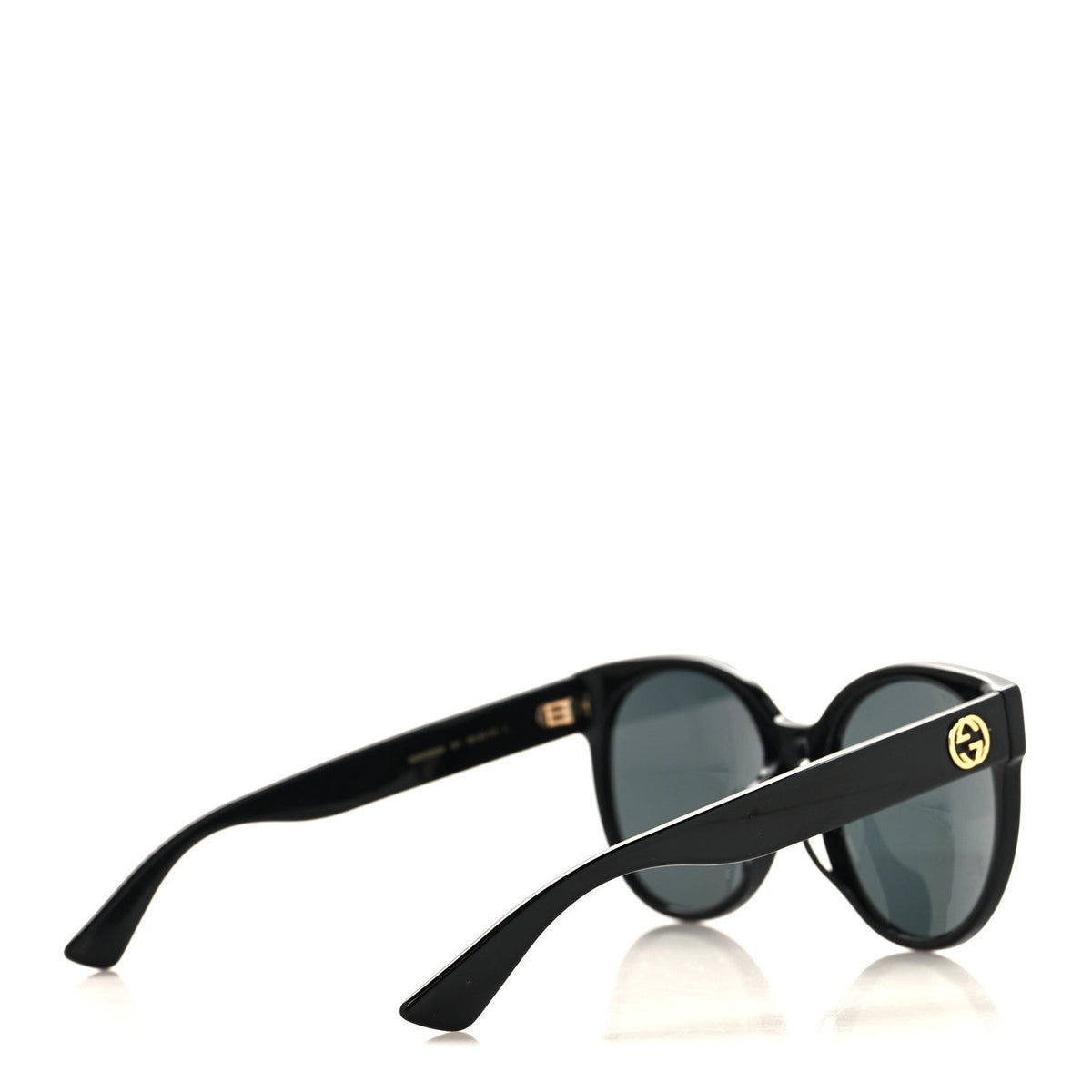 Acetate Round Sunglasses GG0035S Black