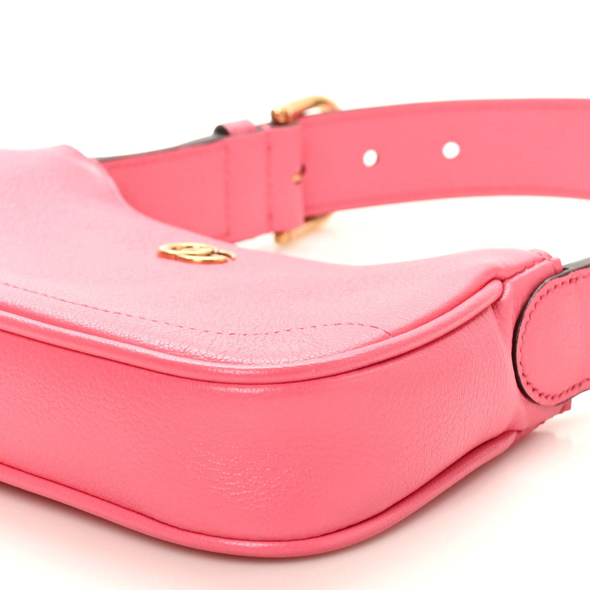 Goatskin Mini Aphrodite Shoulder Bag Rhodamine Pink