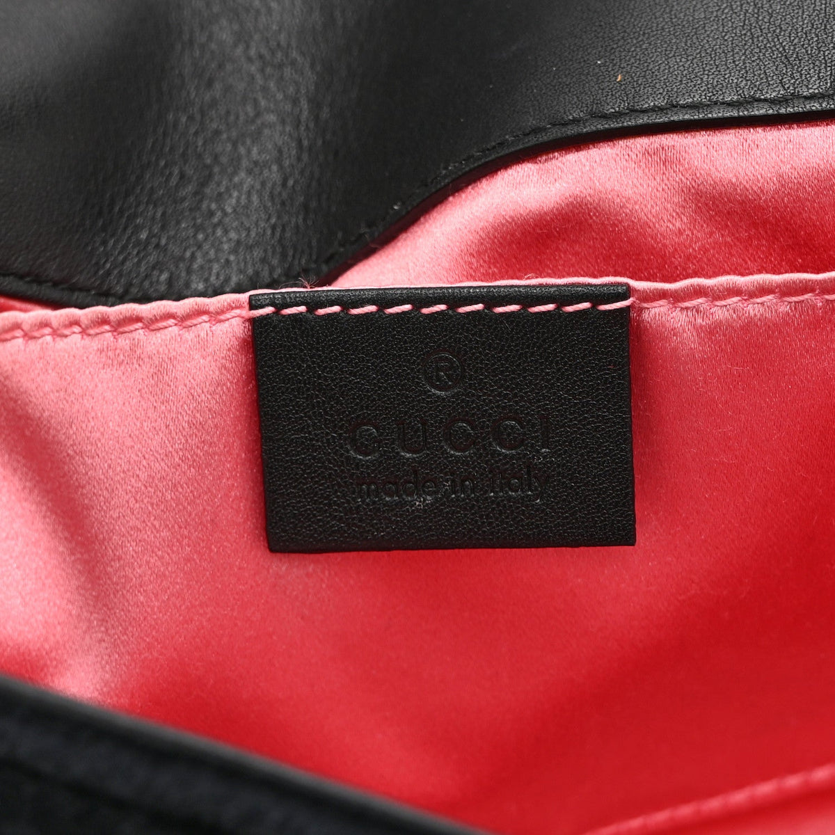 Velvet Matelasse Mini GG Marmont Shoulder Bag Black