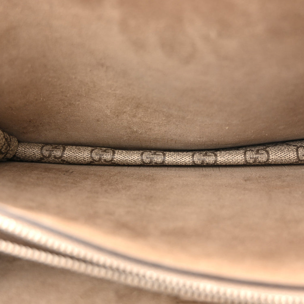 GG Supreme Monogram Small Dionysus Shoulder Bag Taupe