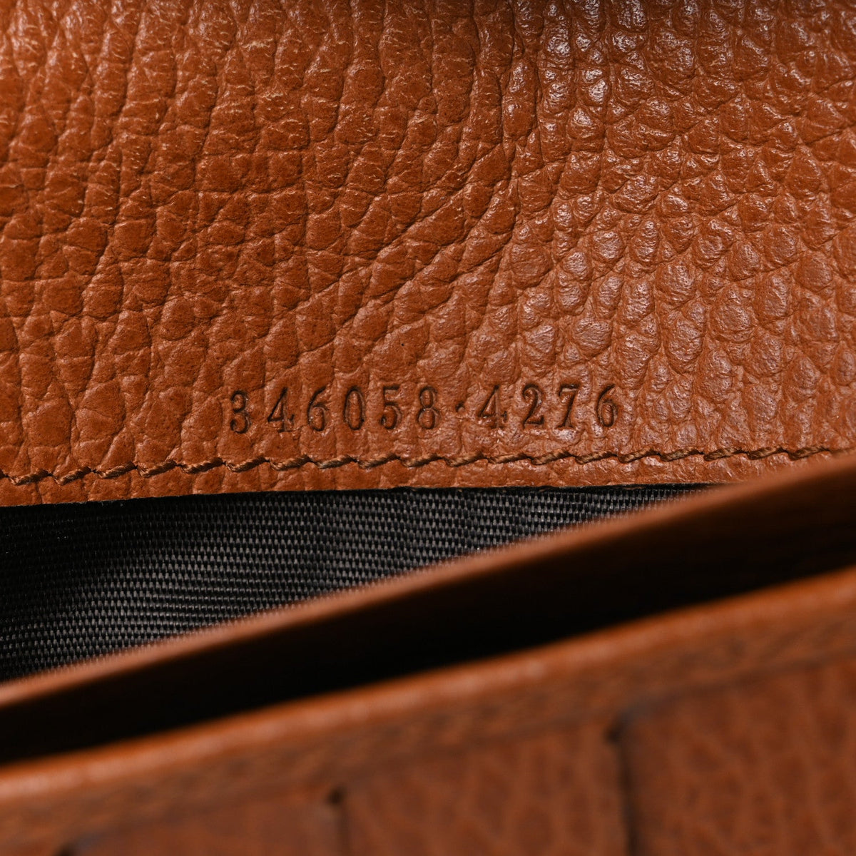 Dollar Calfskin Continental Flap Wallet Cuir