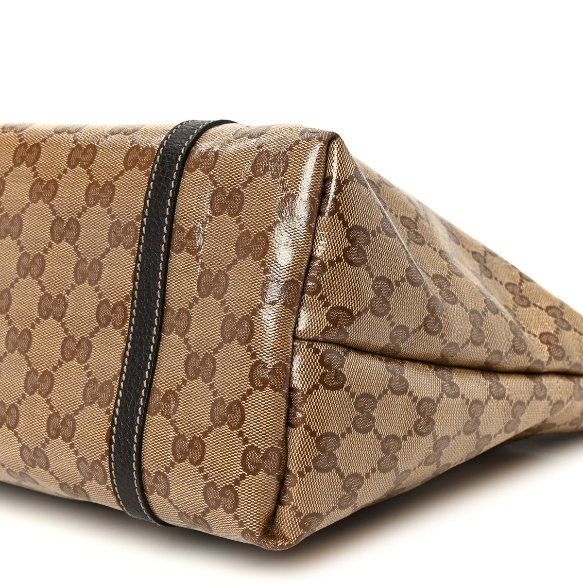 Crystal Monogram Medium Joy Tote Beige Ebony Testa Di Moro