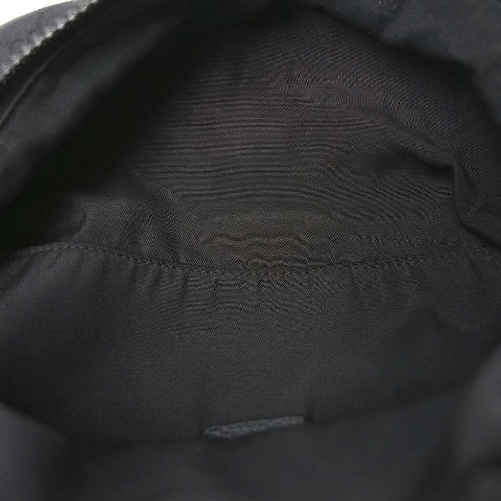 Nylon Monogram Fanny Pack Belt Bag Black