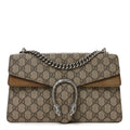 GG Supreme Monogram Small Dionysus Shoulder Bag Taupe