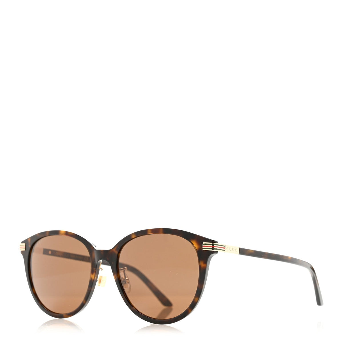 Acetate Round Frame Sunglasses GG1452SK Havana