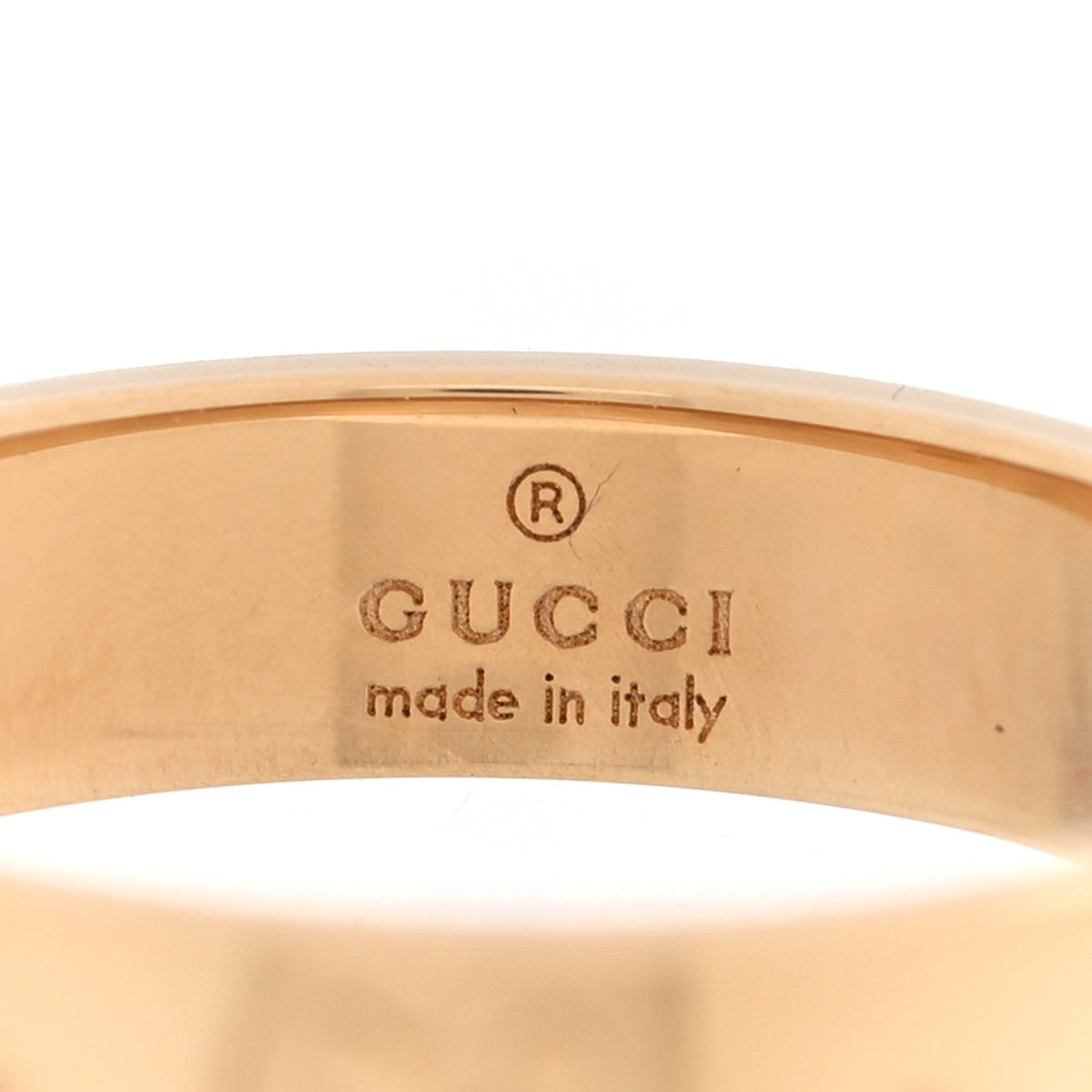 18K Yellow Gold 4mm Icon Thin Band Ring 48 4.5