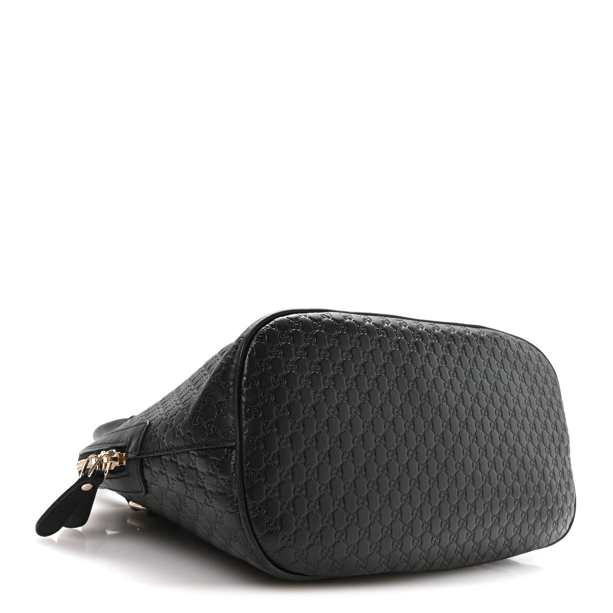 Microguccissima Medium Dome Bag Black