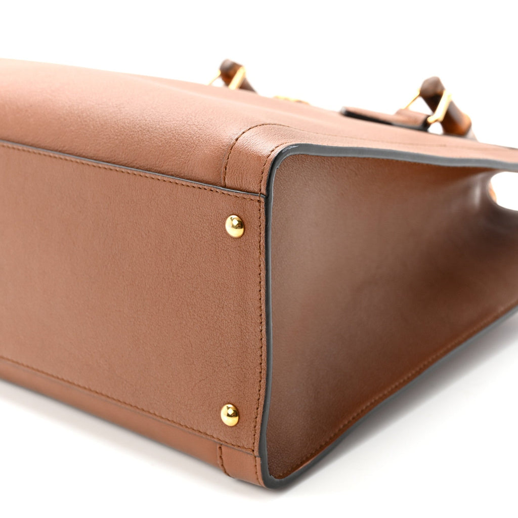 Wonka Grain Calfskin Medium Diana Tote Bag Cuir