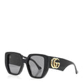Acetate Square Frame Sunglasses GG0956S Black