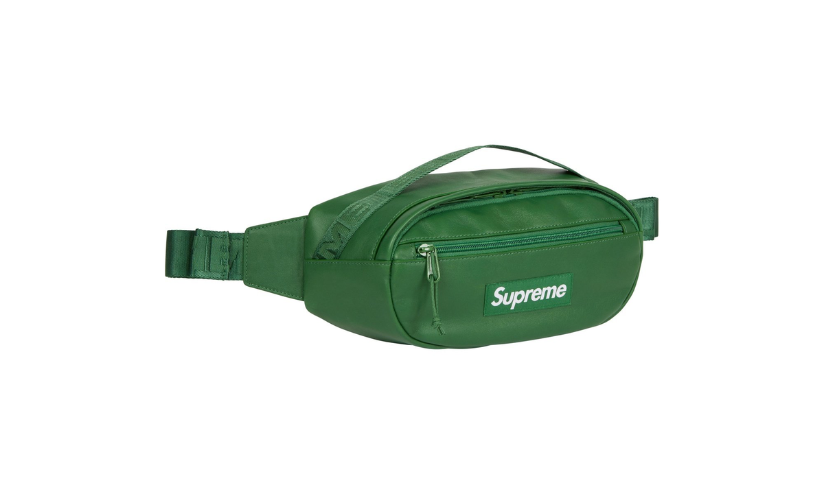 Leather Waist Bag "FW24 - Green" SU26088