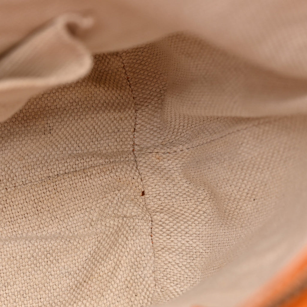 Pebbled Calfskin Small Soho Top Handle Bag Curcuma