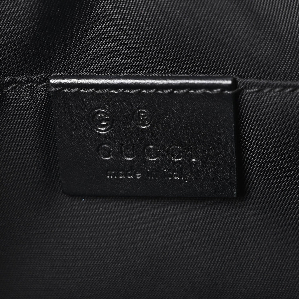 Canvas Web Slim Belt Bag Black