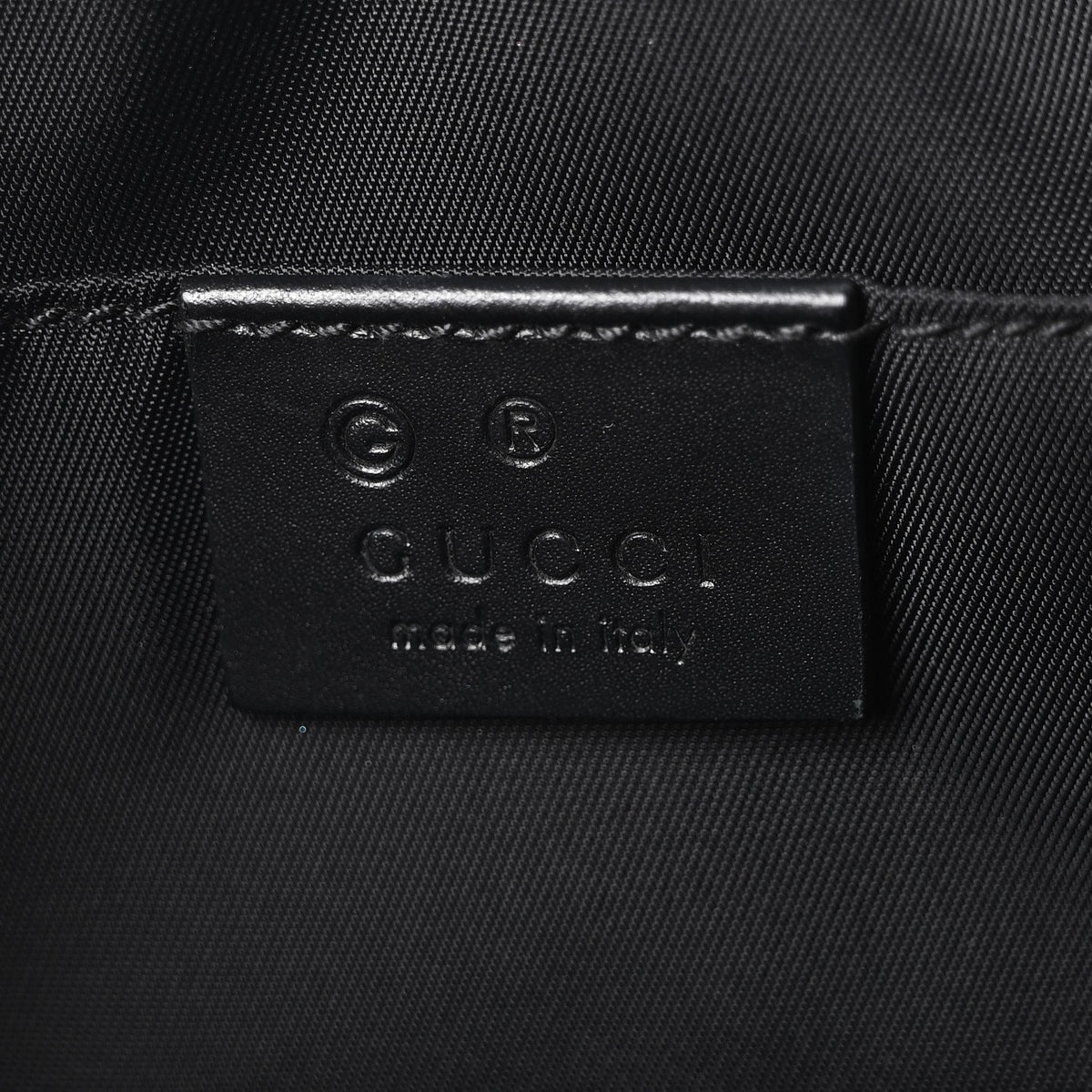 Canvas Web Slim Belt Bag Black