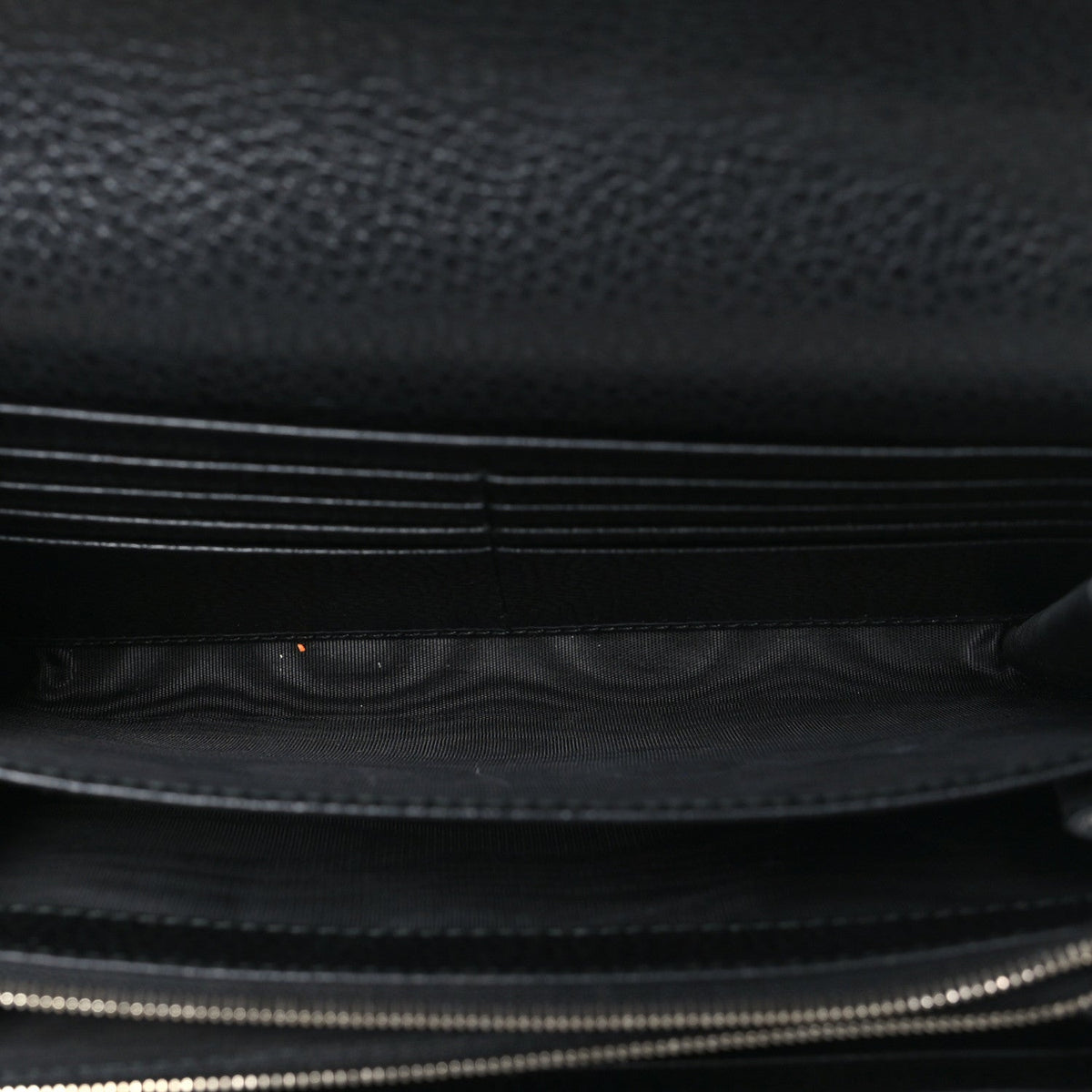 Calfskin Mini Dionysus Chain Wallet Black