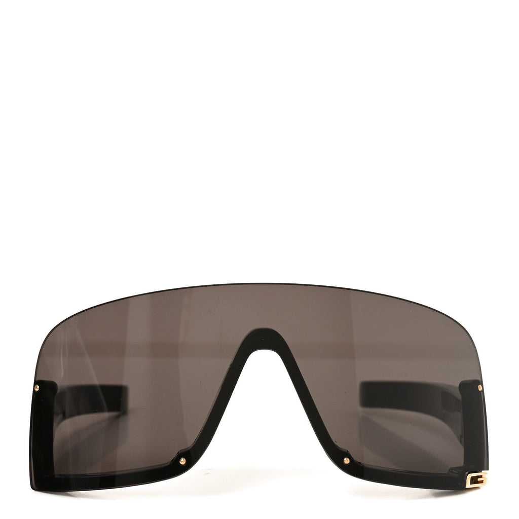 Metal Mask Shaped Frame Sunglasses GG1637S Black