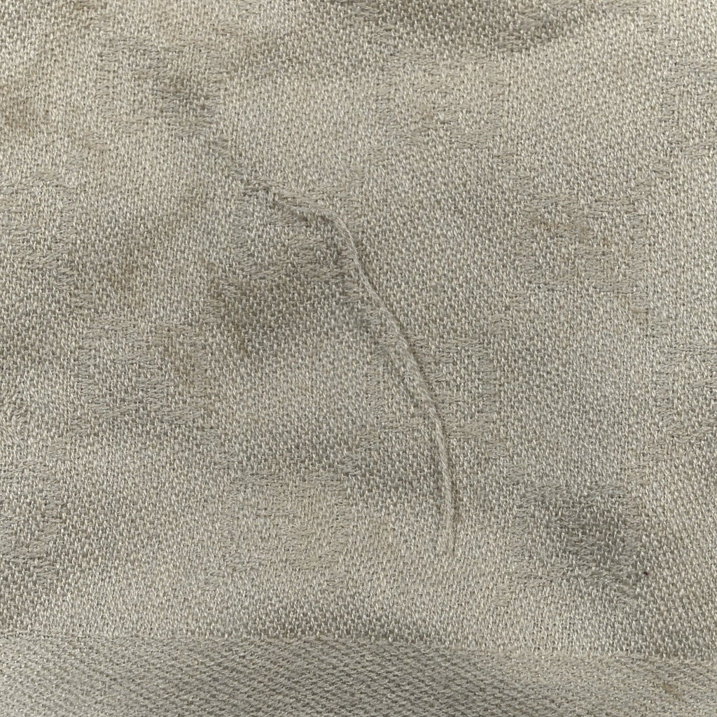Wool Silk Jacquard GG Monogram Square Shawl Grey