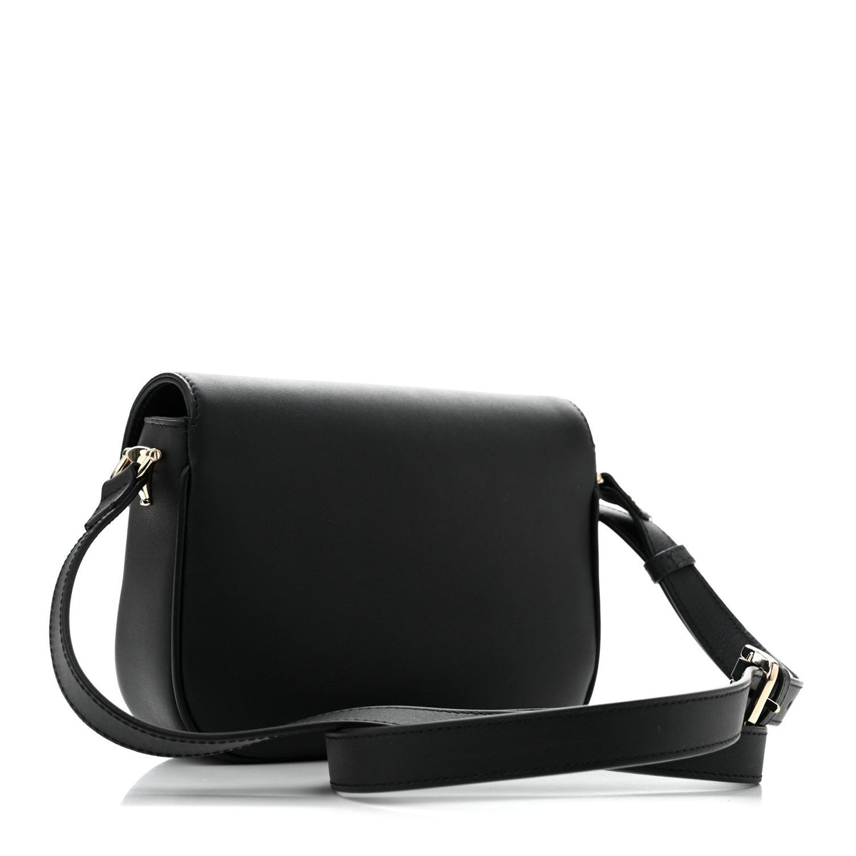 Arabella Calfskin Horsebit 1955 Shoulder Bag Black