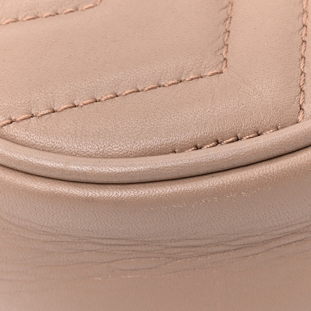 Calfskin Matelasse GG Marmont Belt Bag 95 38 95 38 Porcelain Rose