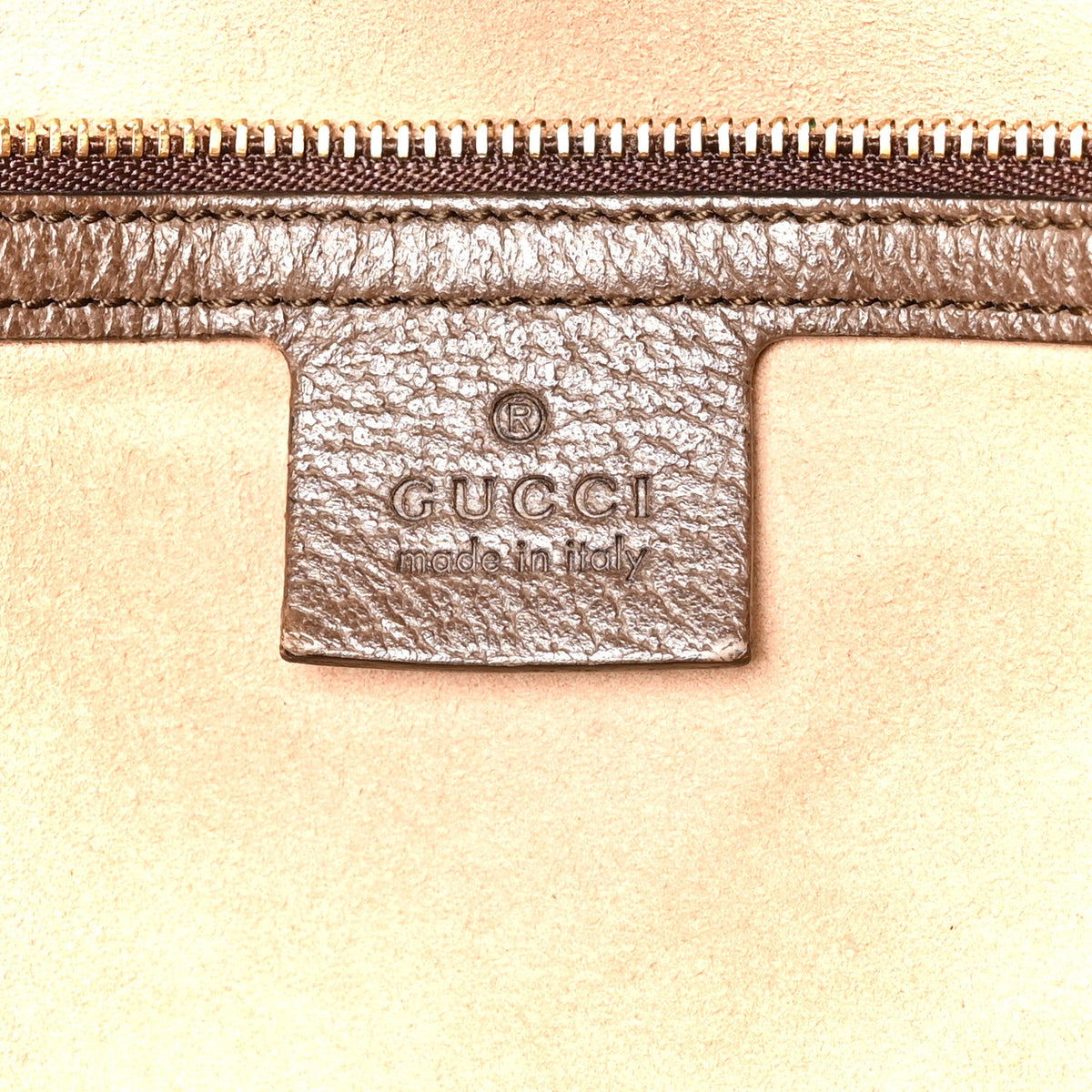 GG Supreme Monogram Medium Ophidia Shopping Tote Brown