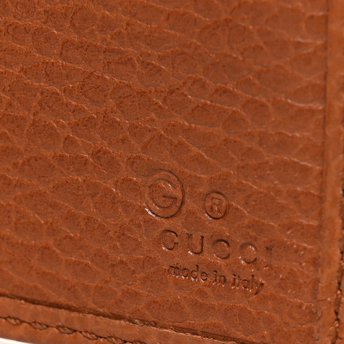 Dollar Calfskin Continental Flap Wallet Cuir