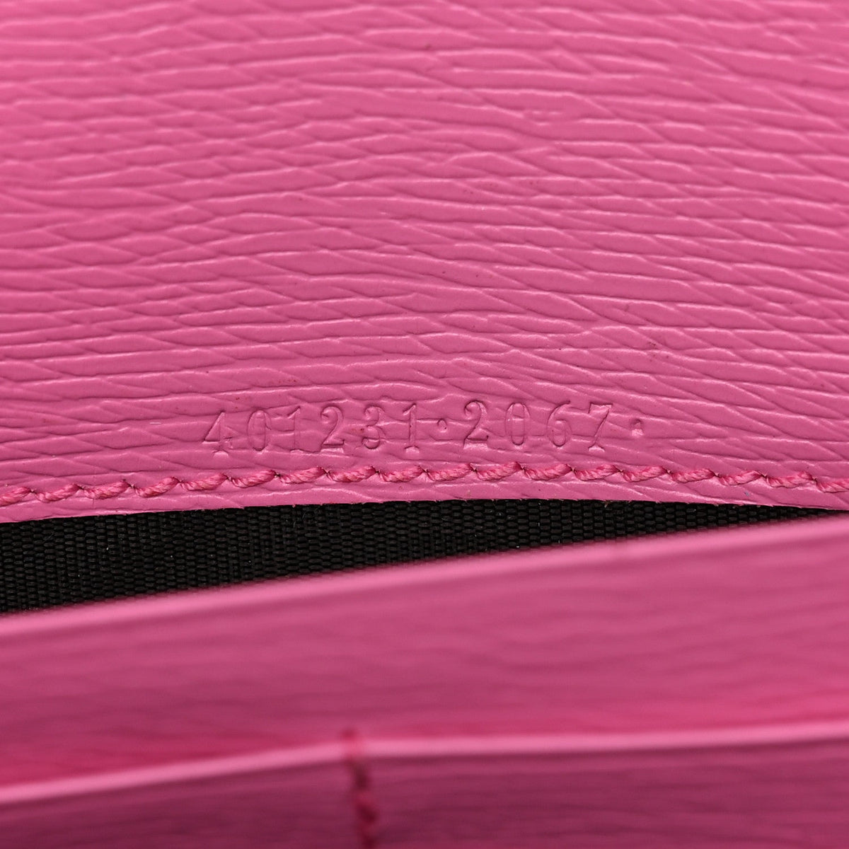 Calfskin Floral Print Mini Dionysus Chain Wallet Ivory Pink