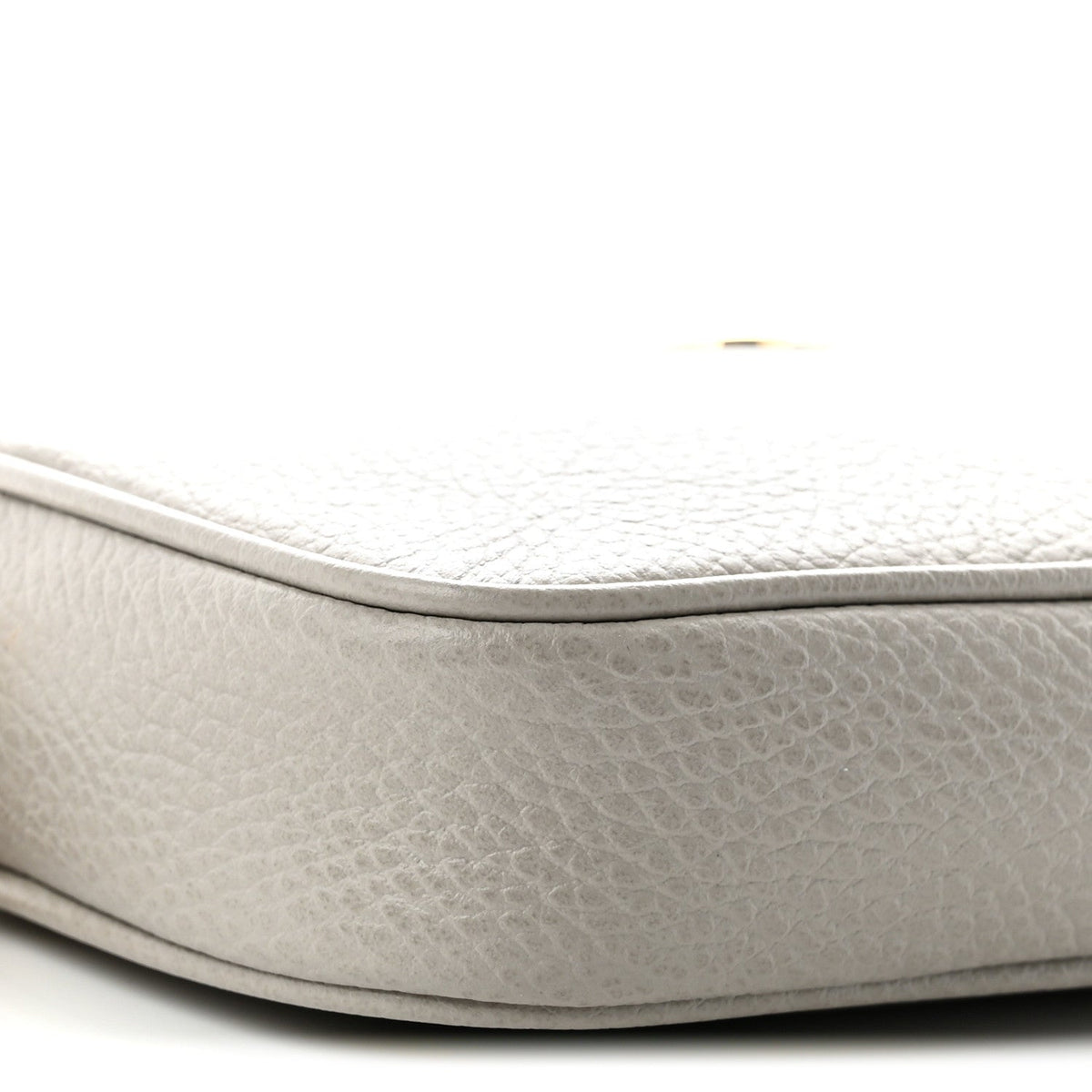 Dollar Calfskin Super Mini GG Marmont Chain Shoulder Bag Deep Grey