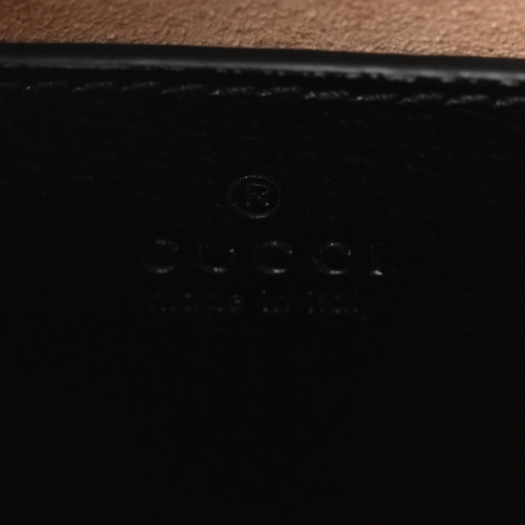 Textured Dollar Calfskin Web Small Diana Tote Bag Black Dusty Grey