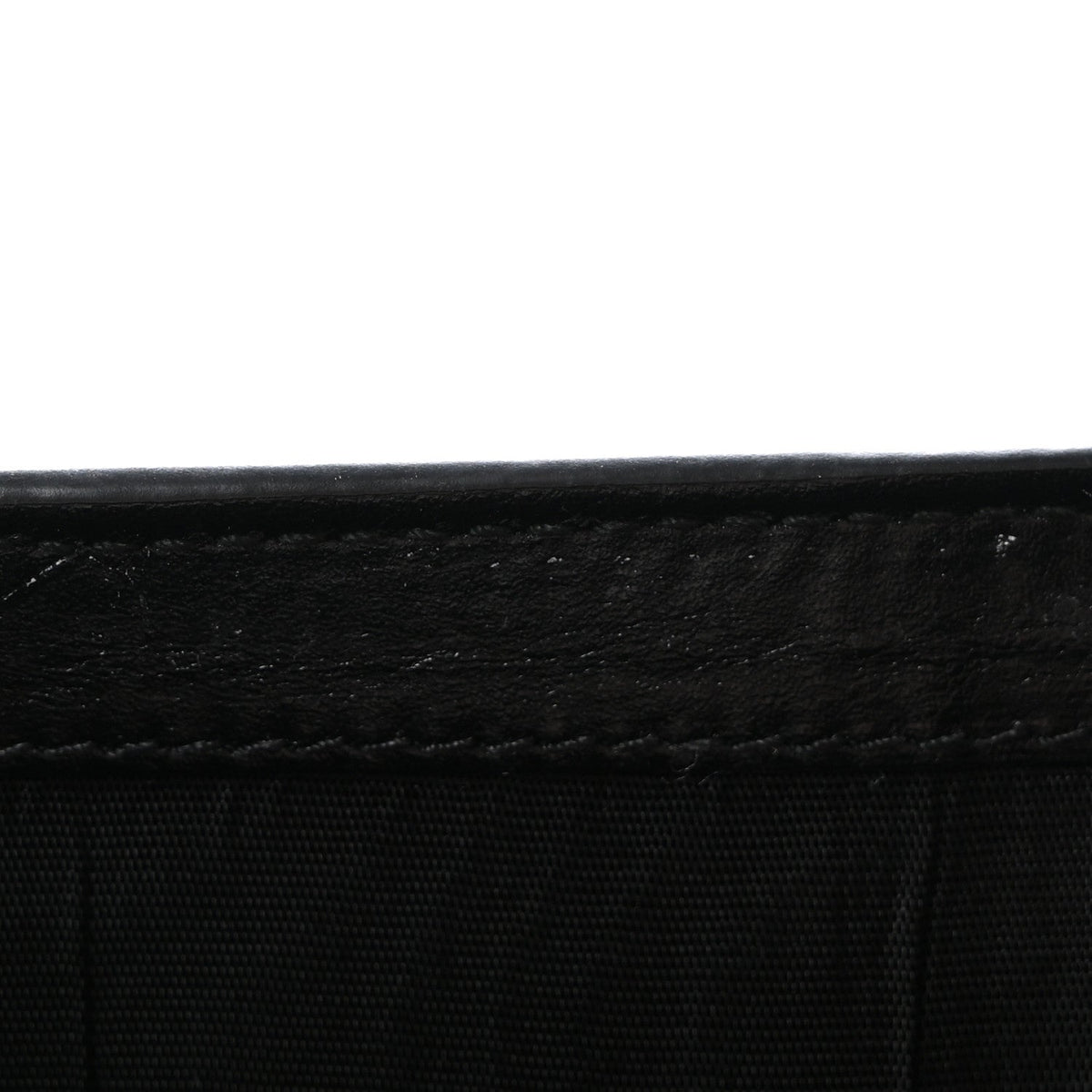 Plutone Calfskin Logo Bi-Fold Wallet Black